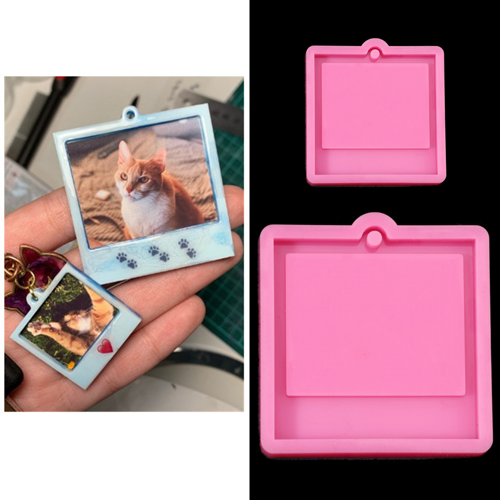Photo Frame Epoxy Resin Keycha - Soap Making Ins ulasan dan harga
